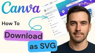 How to Download as SVG in Canva | Canva Tutorial 2025