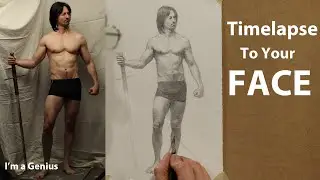 Timelapse - Classical Figure Drawing  & Tips on Technique from a Genius(Me)