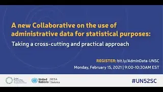 The new Collaborative on use of administrative data for statistical purposes