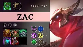 Zac Top vs Kayn - EUW Master Patch 25.24
