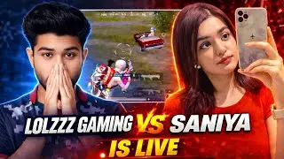 LOLZZZ GAMING vs SANIYA 🔥 | Girl Streamer Fight 😱 | Full Gameplay