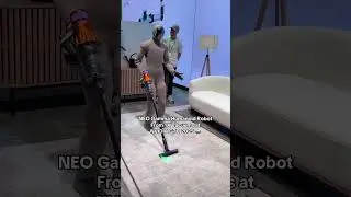 NEO Gamma Humanoid Robot Vacuums at Nvidia GTC 2025