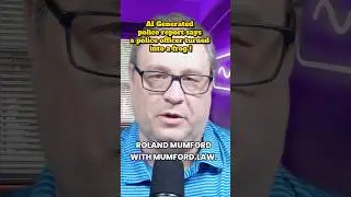 Legal issues with AI generated police reports like false arrests. Lazy cops !
