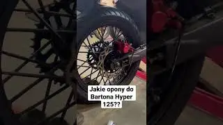Jakie opony do Barton Hyper 125?? #shorts
