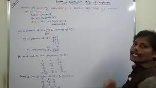 PART-2: EXCESS-3 SUBTRACTION USING 10'S COMPLEMENT |  XS-3 SUBTRACTION USING 10'S COMPLEMENT