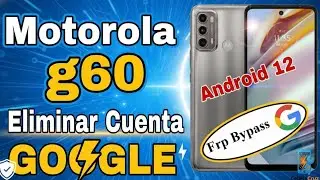 Quitar cuenta Google Motorola g60/g60s sin pc
