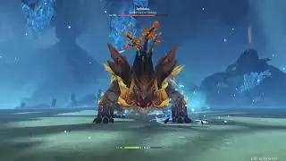I lost a bet so I'm fighting azhdaha with only geo mc