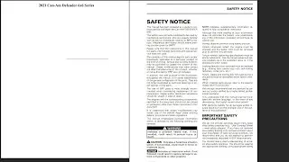 BRP Can-Am Defender 6x6 Series 2021 Service Workshop Repair Manual Download PDF