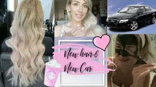GETTING MY HAIR EXTENSIONS DONE & I BOUGHT A NEW CAR | Vlog July 18th 2019