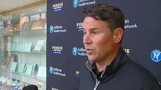 Purdue Fort Wayne head men's basketball coach Jon Coffman practice interview 9/23/2024