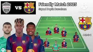 Debut Dumfries !! Vissel Kobe vs Barcelona squad Depth Barcelona Friendly Match 2025