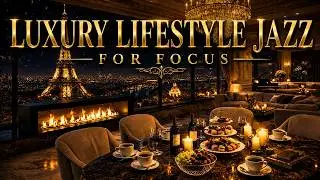 Calm Paris Lounge Jazz | Gentle Piano & Sax BGM  &hearts;️ Paris Executive Lounge ☕