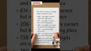 Crack the 4-Digit Code &mdash; Only 1% Get It Right! 🔐🧠