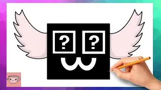 Как нарисовать секретный счастливый блок | Украсть мозголома | Урок рисования