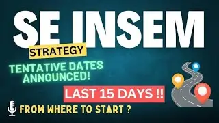 SE Insem Tentative Dates Announced! Complete Strategy ✅| From where to Start❓| SPPU SE | #insem #se