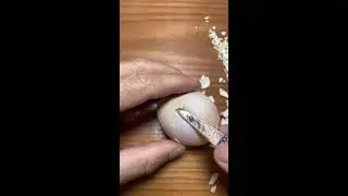Raw Egg Peeling In LIVE