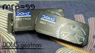 DOMS geotron geometry box Unboxing MRP=100 under