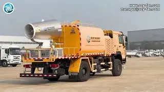 Decent Fog Cannon Aids in Urban Cleaning and Dust Reduction in Mongolia#dustsuppression #fogcannon