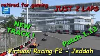 JUST 2 LAPS - F1 2021 - Patch 1.13 - NEW TRACK - Jeddah - F2 Quick Race - Track Presentation in 4K