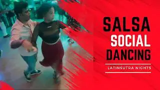 Social Salsa Dancing | DJ Vinci & Priyankka Kirad | LatinSutra Night Socials Pune #salsabachata
