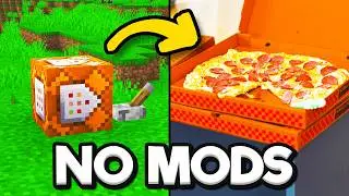 I got hungry so I ordered pizza through Minecraft