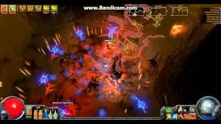 PathOfExile Rain of Arrows + Elemental Proliferation
