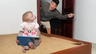 Super funny! Luk secretly find every way to see Thang's phone