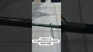 Pandemic Rods GGreen GP 1000 10 E Jig stick. United Composites USA blank .