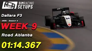 01:14.397 - Dallara F3 - Road Atlanta + SETUP (2025S3 W9)