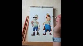 Рисуем вместе с Анастасией  Видео 16 #акварель #art #рисуемсмалышами #digitalart #drawing #disney