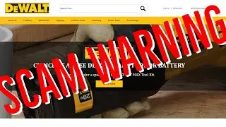 Tool Scam Site Warning - Do Not Approach - DeWALT, Porter Cable, Milwuakee & Others. #TCIAL