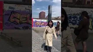 Walking around Eastside Gallery in Berlin #asmrwalk #berlin #travel