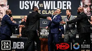 CHAOS ERUPTS: Deontay Wilder SLAPPED Oleksandr Usyk in Recent PRESS CONFERENCE!