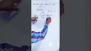 Dividing Polynomials : Long division 