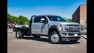 2017 Ford F-550 Lariat Flatbed Walkaround