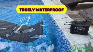 Lensun 120W Foldable Solar Panel, Truely Waterproof