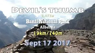 Devil's Thumb - 2,471m, Banff National Park