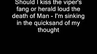 David Bowie - Quicksand (Lyrics)