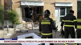 CRONACA. BANCOMAT ASSALTATO A FILIANO DANNO DA 30 MILA EURO