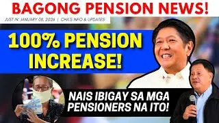 ✅ WOW! 100% PENSION INCREASE NAIS IBIGAY SA MGA PENSIONERS NA ITO! ALAMIN! | BAGONG PENSION NEWS