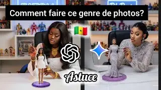 Astuce pour cr&eacute;er sa photo avec une figurine &agrave; c&ocirc;t&eacute; 🇸🇳🤩