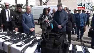 وفد الشـرطة الإيطالية يزور مقر جمهرة العمليات الخاصة للشـرطة 