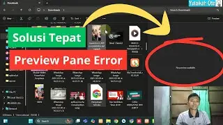 cara mengatasi preview pane tidak tampil di windows 11 khususnya file pdf