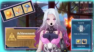 Tower of Fantasy - Climb over 70 Kilometers Doing Nothing! Achievements!