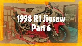 Пазл Yamaha R1 1998 года. Часть 6. Установка кузова, включая установку экрана и проводку фар.