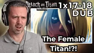 Therapist REACTS to Attack on Titan DUB Season 1 Episodes 17-18 | First Time Watching