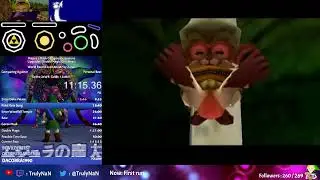 Commentated Speedrun of Zelda Majora's Mask Double Magic Glitchless in 49:15