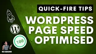 Wordpress Page Speed Optimisation - Quick Fire Tips - Insights Optimised Websites - FREE Tools