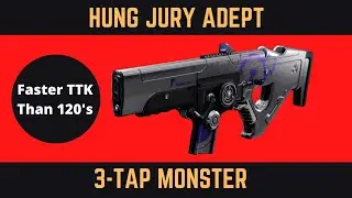 Hung Jury Adept: 3-Tap FASTER than a 120! (Destiny 2 Season of the Splicer)