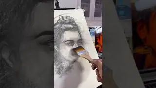 Learn to draw using #charcoal #drawing #mahadev #shiv